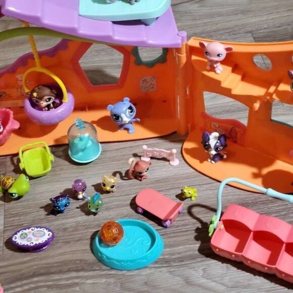 Littlest pet shop lot panda hamster monkey 2007 vintage pet clubhouse - Picture 10 of 13